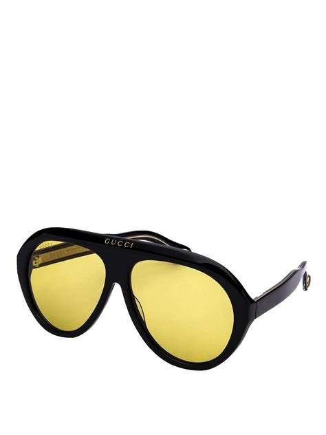 yellow lens gucci sunglasses|gucci yellow lens glasses.